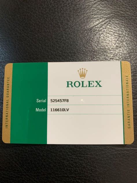 garanzia rolex 096|rolex warranty card.